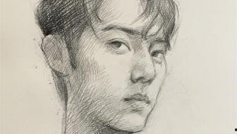素描帅哥图片大全集