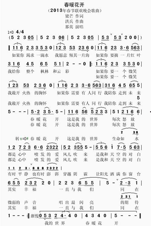 春暖花开歌曲视频,一场视觉与听觉的盛宴
