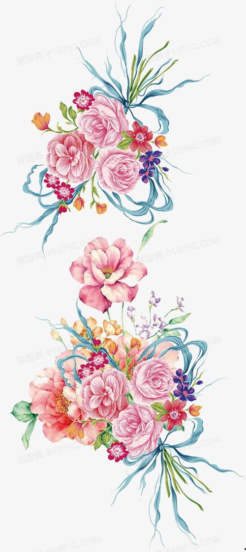 花图片手绘,手绘花之美